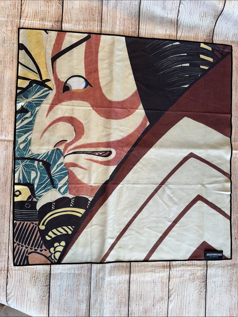 NWT Jacques Marie Mage 10th Anniversary Decade Collection Cleaning Cloth Large